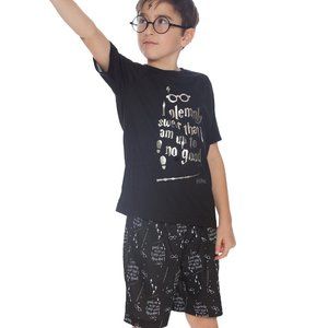 Harry Potter Solemnly Swear Shorts Pajamas NWT